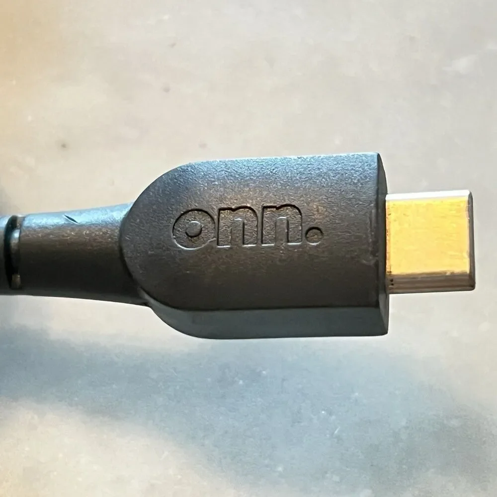 onn 9ft Type C Wall Travel Charger - Black